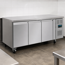 Commercial Triple Door Counter Freezer 417L Capacity