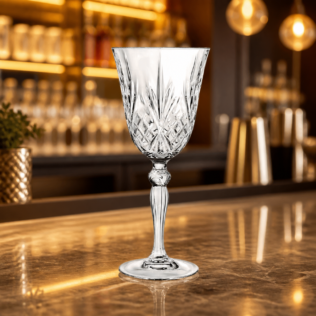 210ml Commercial Goblet Glasses - 12 Pack Elegant Mixology