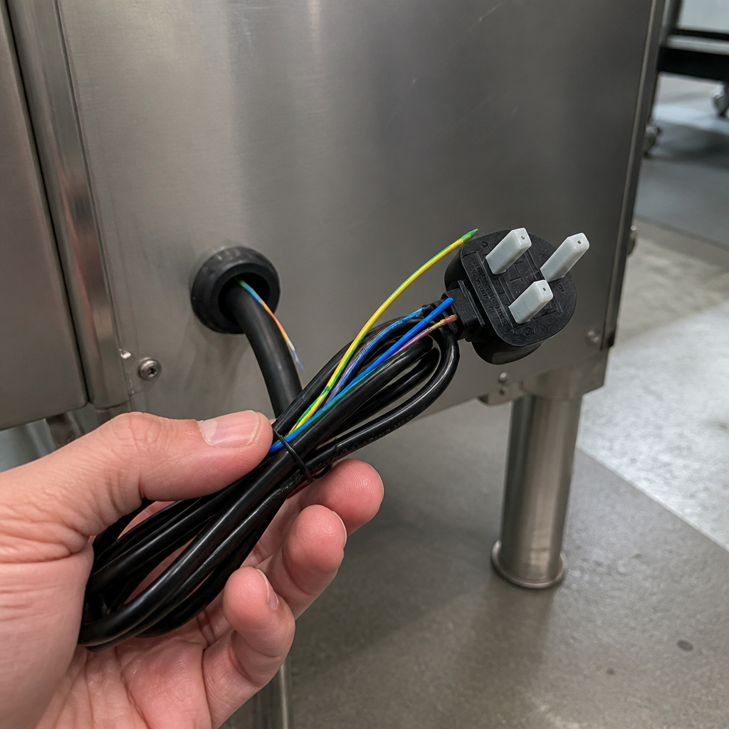 Replacement Power Cord for Commercial Coffee Machines 1480mm