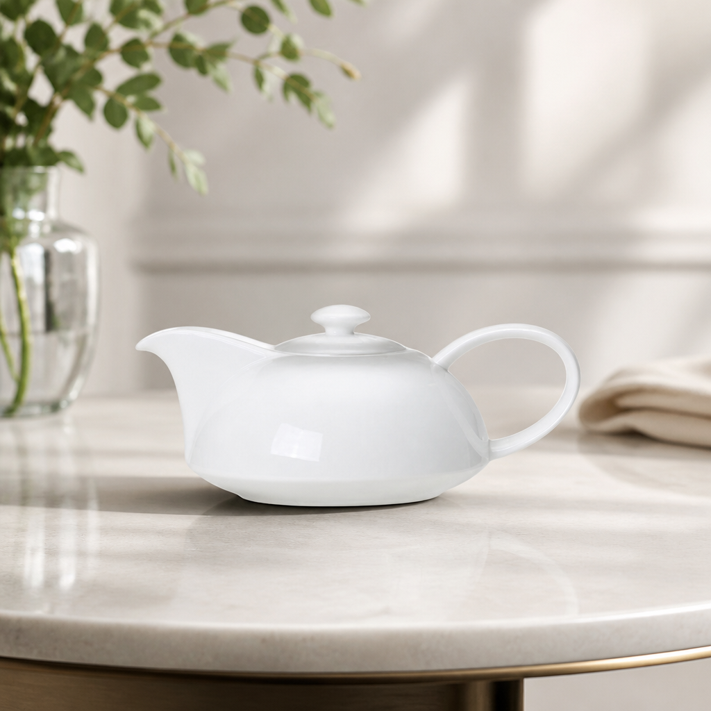 650ml Commercial Frost Teapot Set of 6 for Catering Use