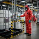 Professional Flame Retardant Multi-Hazard Chemical Barrier Coverall for Type 3/4/5 Protection