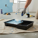 Professional 9-Inch Plastic Roller Tray for Painting and Decorating Projects - Durable and Easy to Clean