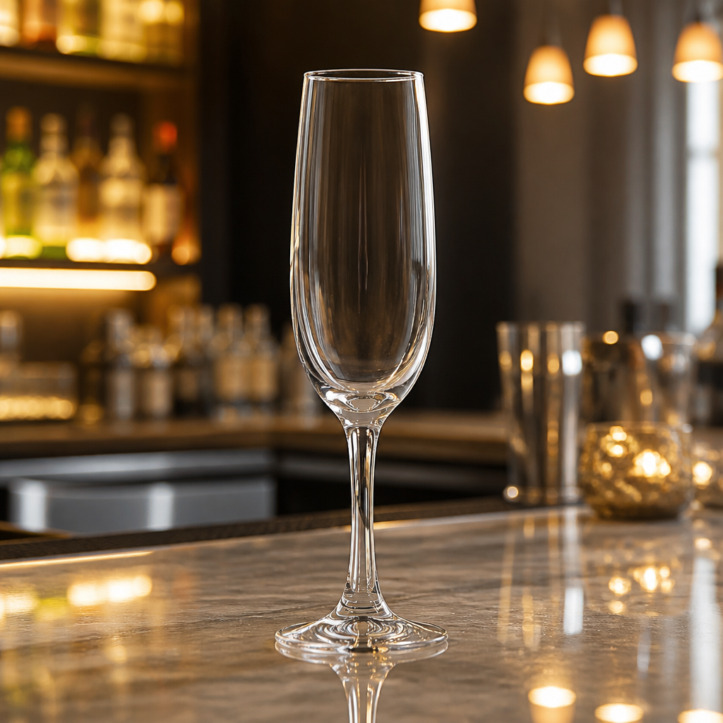 170ml Commercial Champagne Glasses - 6 Pack Flute Set