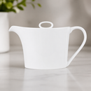 Commercial 710ml Porcelain Teapots for Catering (6 Pack)