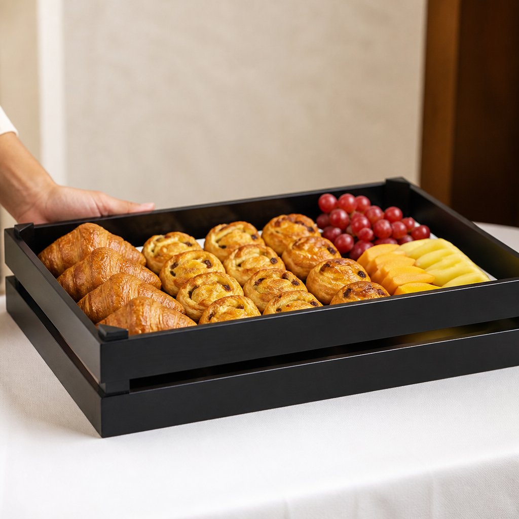 Superbox Buffet Crate Black GN1/1 for restaurants and hotels