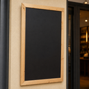 Antique Framed Blackboard 636x486mm Commercial Wallboard