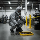 Heavy Duty Chemical Protective Coverall - Lightweight, Durable Fabric with Excellent Chemical Permeation Protection