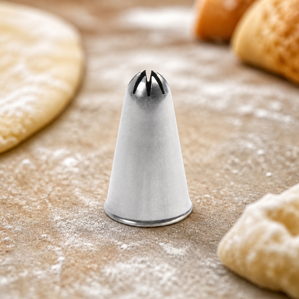 3mm Stainless Steel Closed Star Piping Nozzle for baking