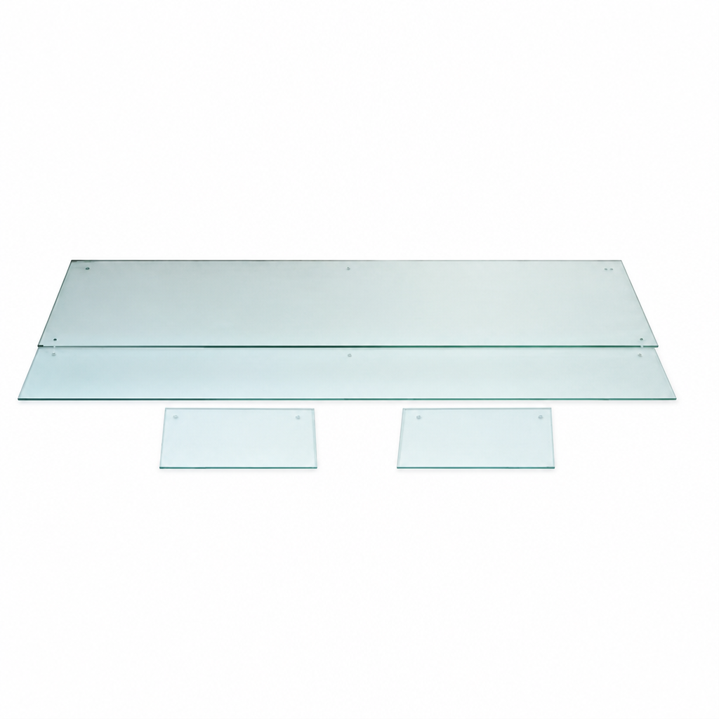 Commercial Countertop Replacement Glass Kit for 5x GN 1/4