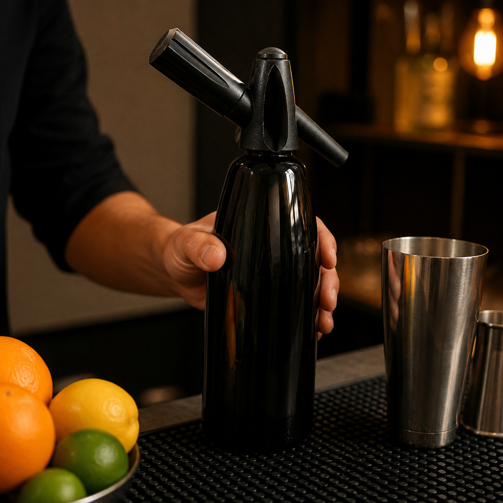 1Ltr Commercial Soda Siphon for beverage service