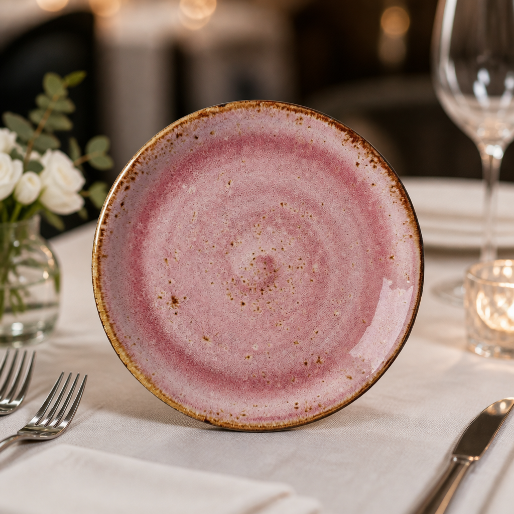 Commercial Raspberry Coupe Plate 152.5mm - 12 Pack