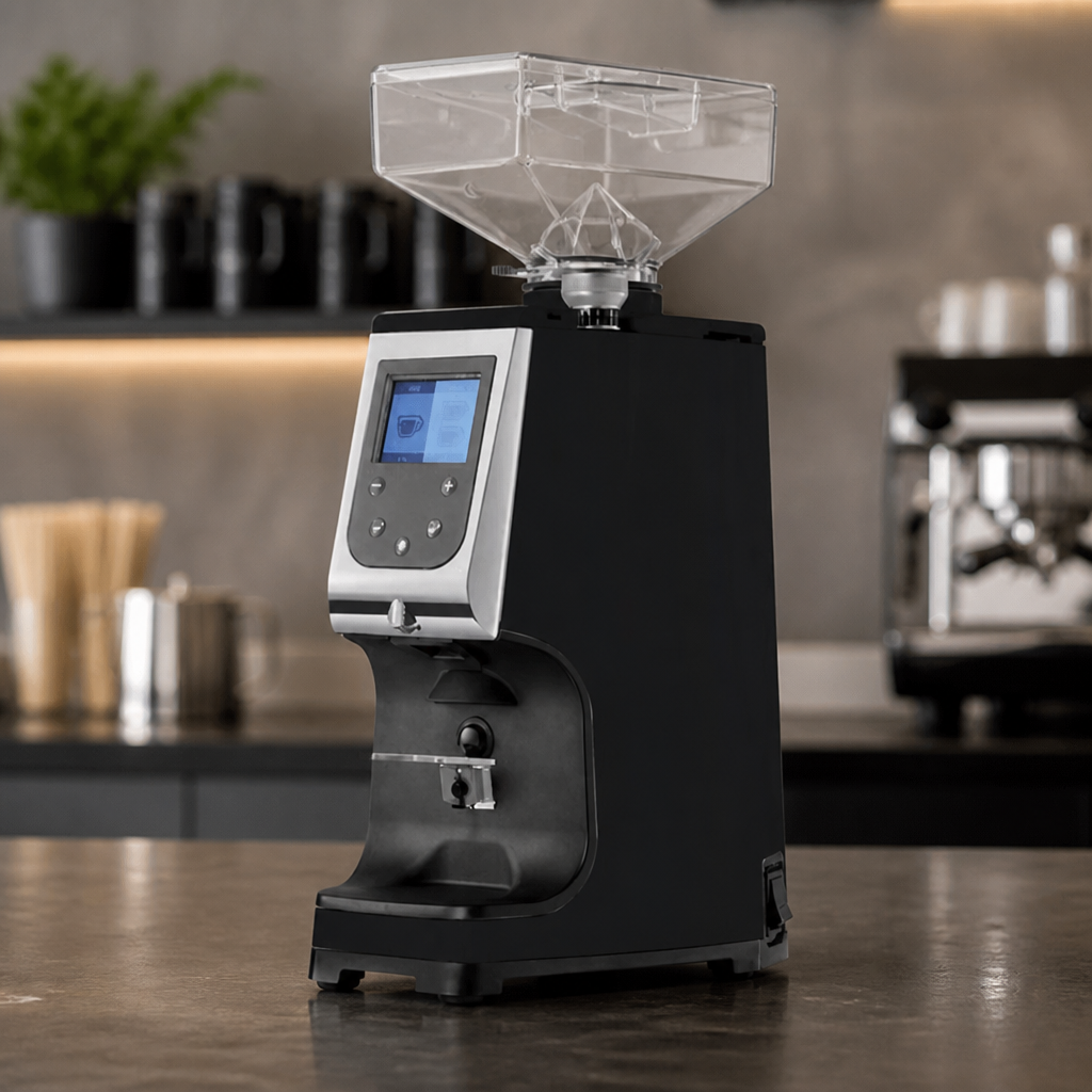Commercial Coffee Grinder 500g Bean Hopper 4kg Per Day