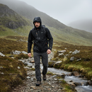 Premium Waterproof Softshell Jacket with Breathable Isotex Membrane, Adjustable Features, and Reflective Trims for Outdoor Activities
