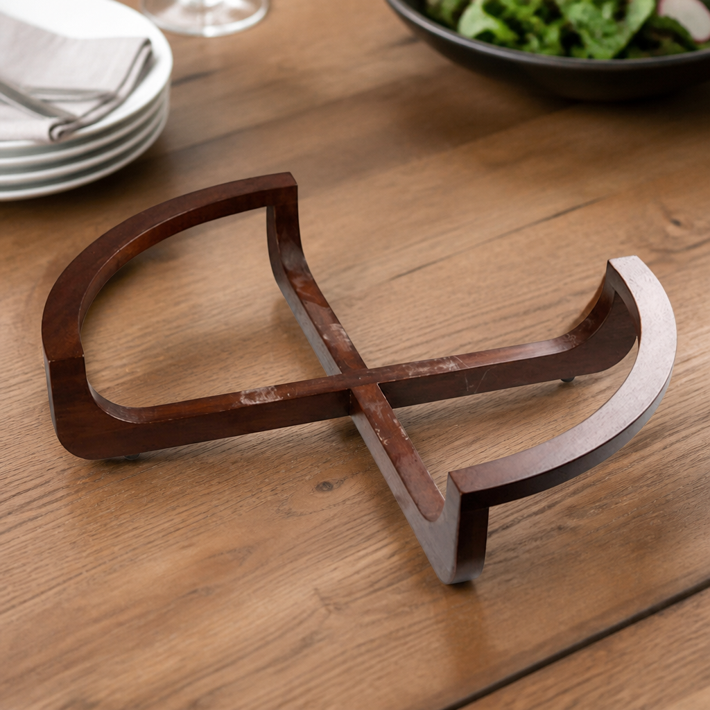 Large Wooden Trivets 410mm for Commercial Catering Use 2 Pack