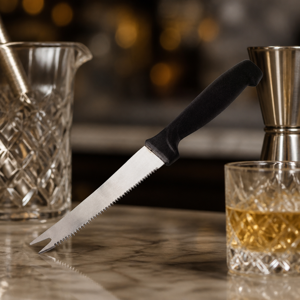 Commercial Bartenders Knife for Garnishing Cocktails 204mm