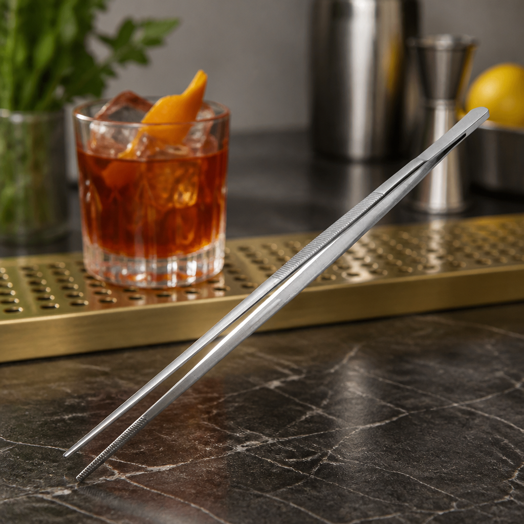 300mm Stainless Steel Commercial Garnish Tweezers for Plating