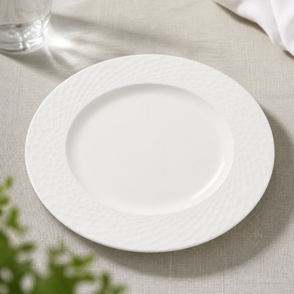 Commercial Mid Rim Plates 270mm for Hospitality - 24 Pack