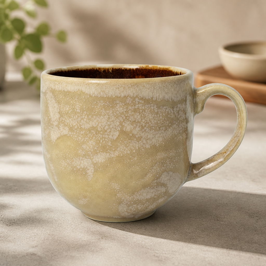 Commercial Amber Mugs 340ml Set of 12 for Catering Use