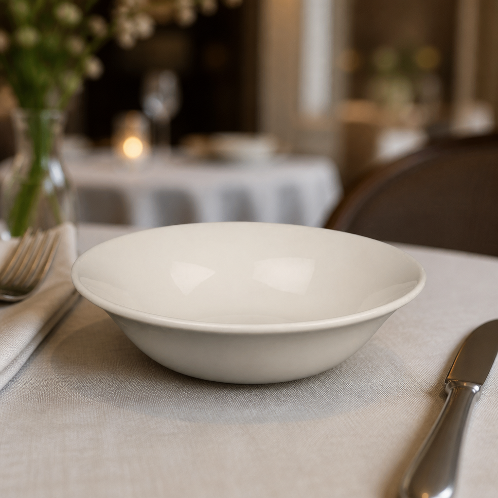 Commercial 150mm Ivory Oatmeal Bowls - 12 Pack