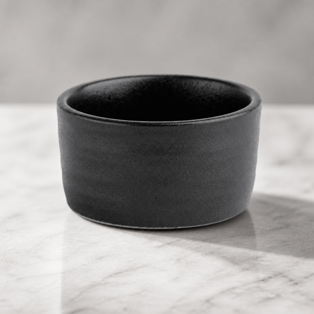 Commercial Snack Bowls Textured Black 67mm 74ml 12 Pack