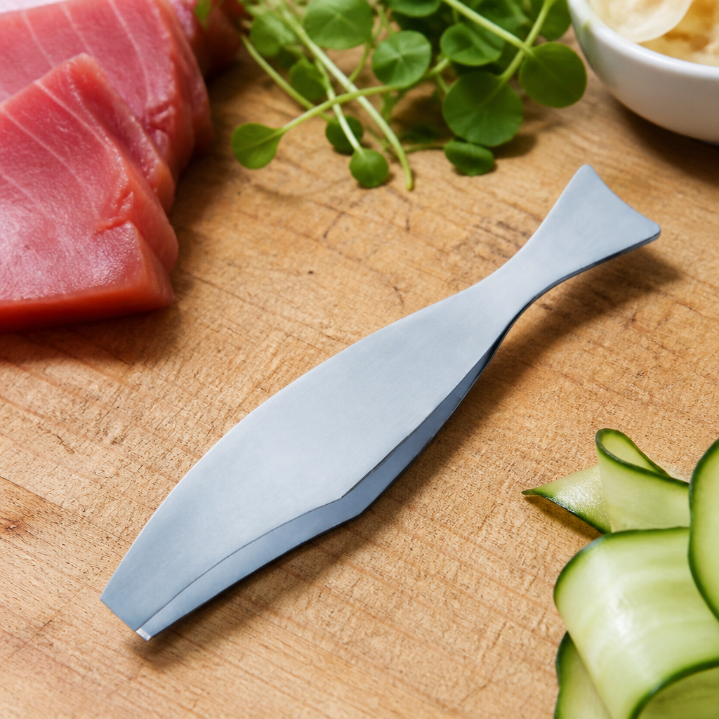 Commercial Fishbone Tweezers 135mm stainless steel utensils