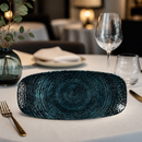 Commercial Oblong Plates 298mm Blue Ceramic 12 Pack