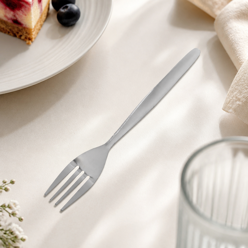 Commercial Stainless Steel Dessert Forks 12 Pack 177mm