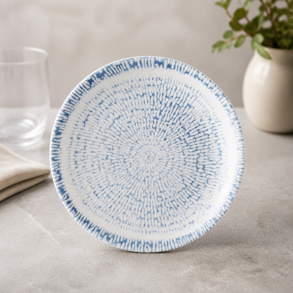 Commercial Coupe Plates 165mm Indigo 12 Pack Cascade Design