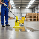 Premium Yellow Slippery Surface Warning Cone with Caution Emblem for Safety and Visibility