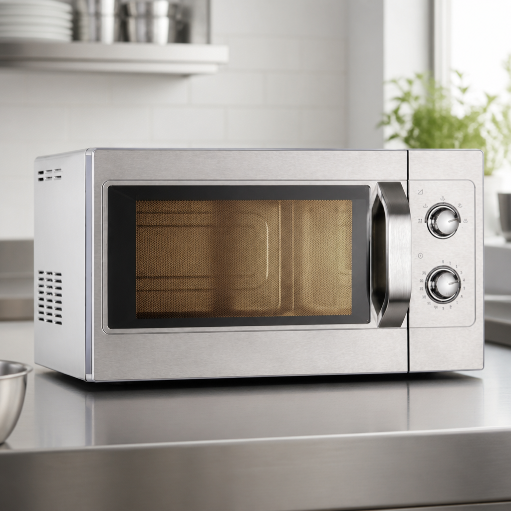 Commercial Manual Microwave 26Ltr 1100W Stainless Steel