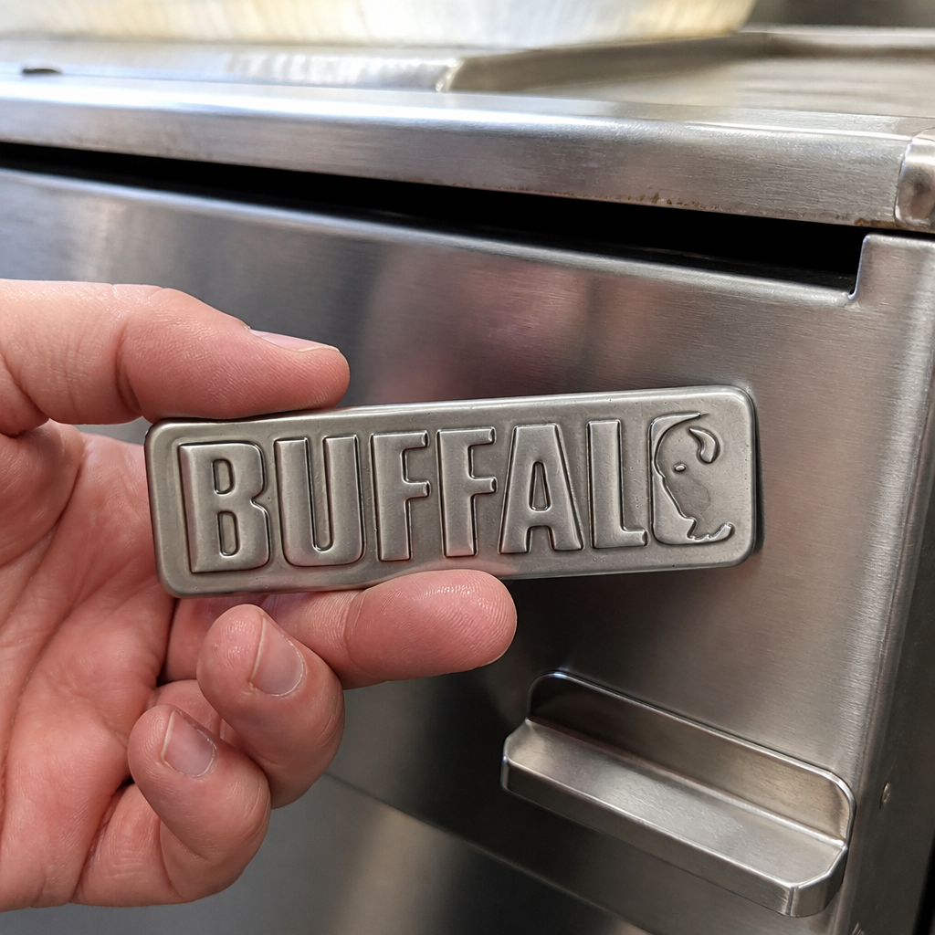 Genuine replacement logo for 600 Series commercial griddle