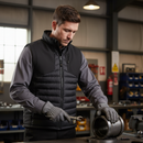 Premium Hybrid Padded Gilet with Water Resistant Fabric and Multiple Pockets for Comfort and Utility