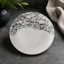 Commercial Kintsugi Coupe Plates Quartz Black 260mm 12 Pack