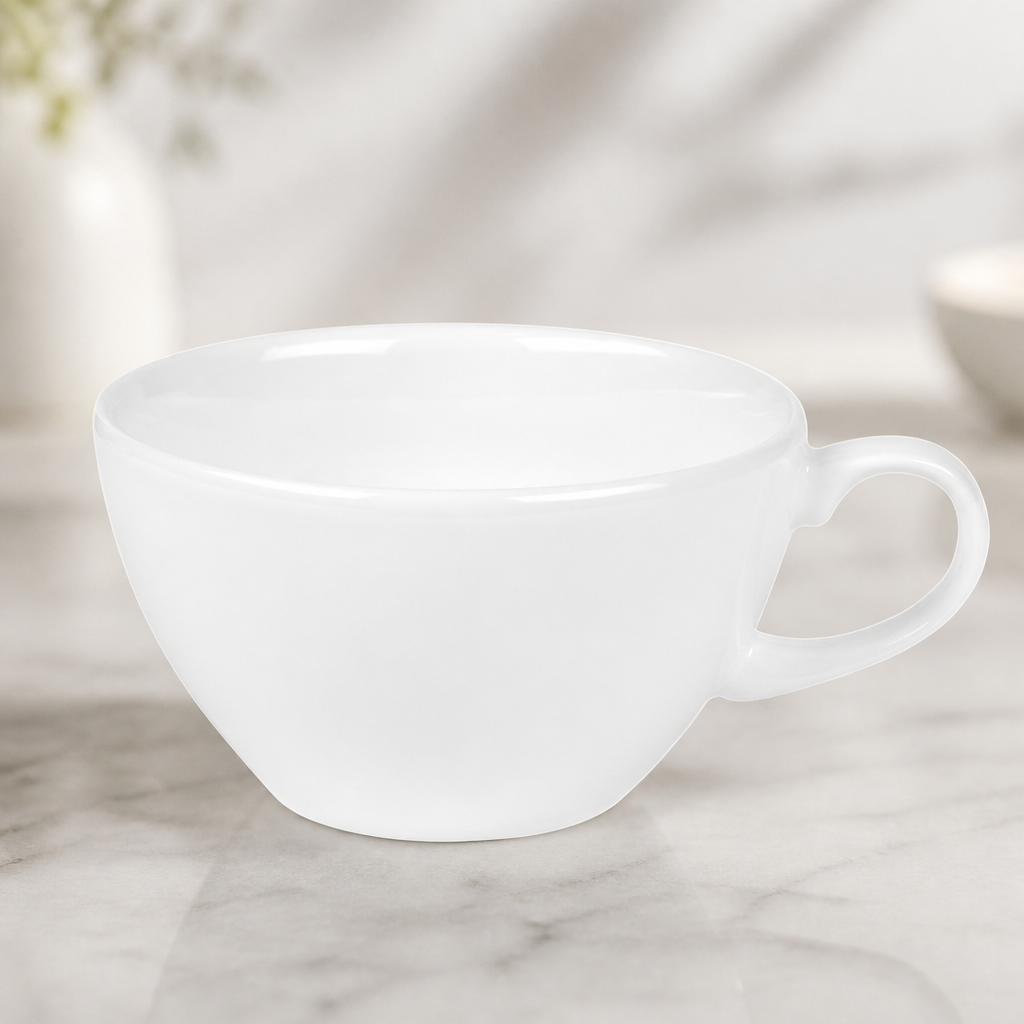 Commercial Fine China Tea Cups 227ml - 24 Pack