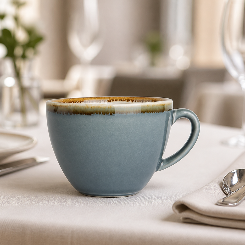 Commercial Cappuccino Cups 230ml Ocean 6 Pack