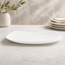 Commercial Square Plates 215mm White Porcelain 12 Pack