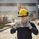 Premium Face Screen Carrier for Helmets with EN166 Certification and Versatile Visor Compatibility