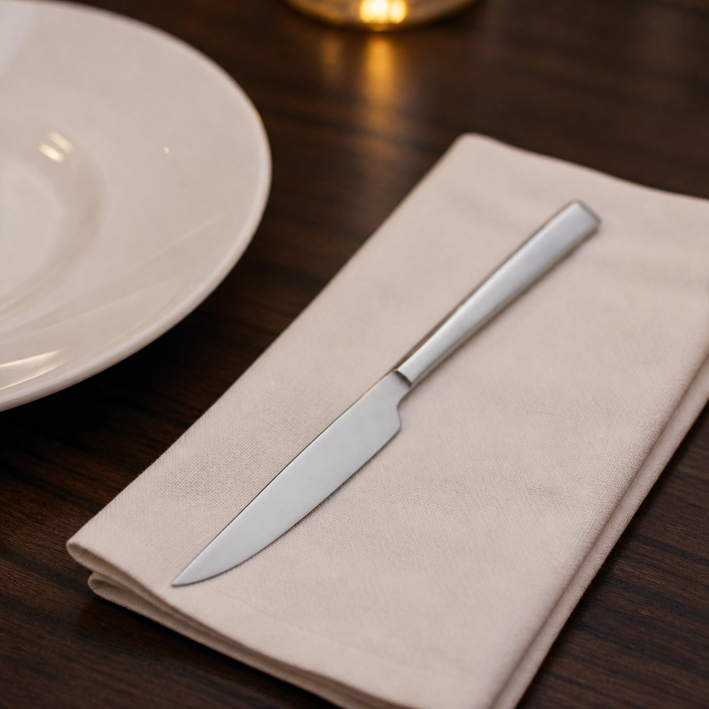 Commercial Steak Knife Set 12 Pack Monobloc Stainless Steel