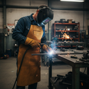 Premium Leather Welding Apron with CE Certification for Heavy-Duty Protection and Adjustable Fit