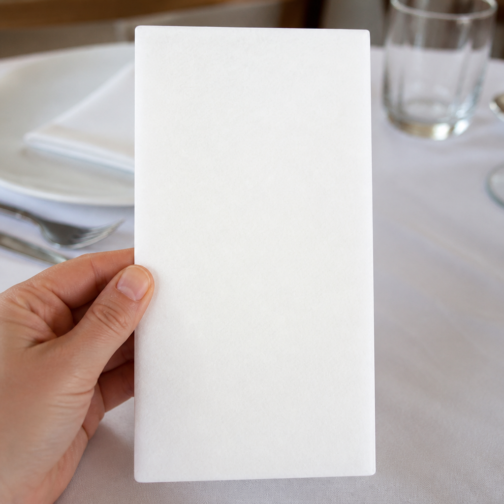 Commercial Recyclable Dinner Napkins 40x40cm 500 Pack