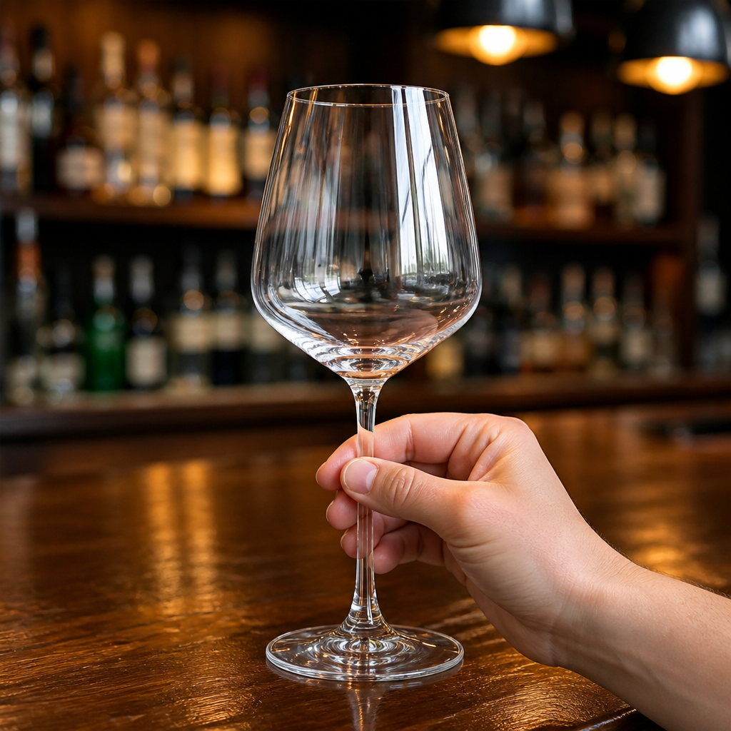 Large 425ml wine glasses dishwasher safe 6 pack