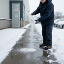 Premium 20KG De-Icing Salt - Efficient Winter Ice & Snow Melting Solution, Marine-Sourced, 100% Pure Sodium Chloride