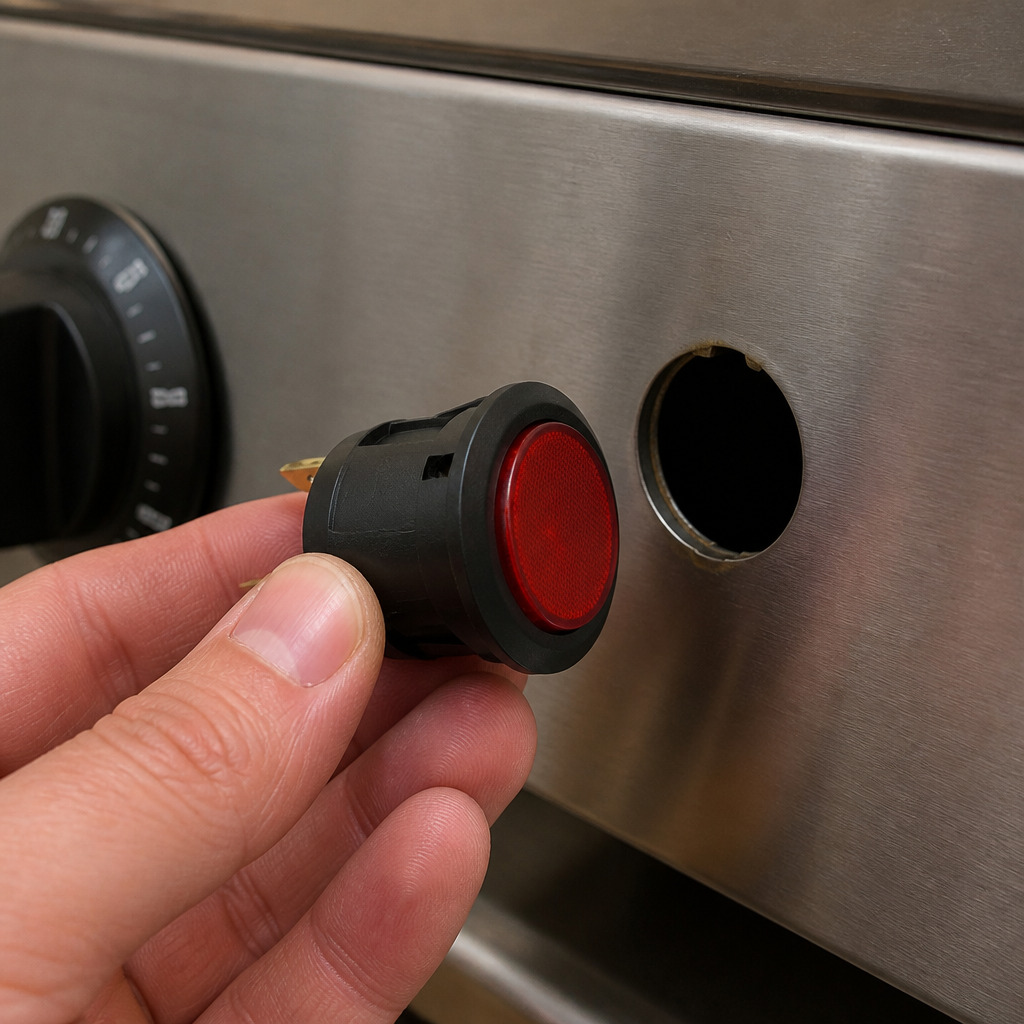 Commercial Red Signal Lamp for 600 Series Griddle Units