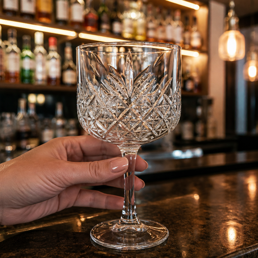 12 pack of 550ml vintage cocktail glasses