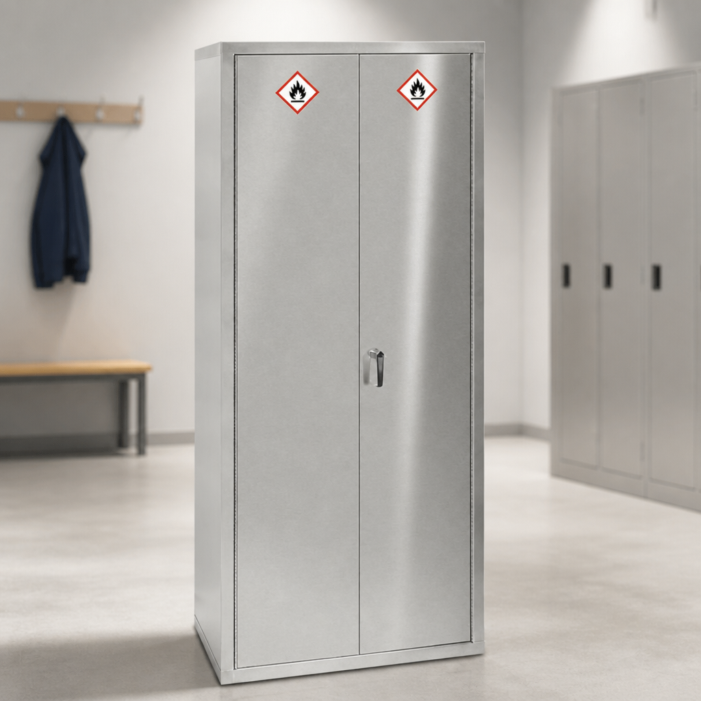 Commercial Lockable Hazardous Storage Cabinet 1800mm