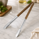 Commercial Colour Coded Serving Tongs 405mm for Vegetables