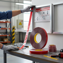 Heavy Duty Double Sided Acrylic Foam Adhesive Tape - Clear, Permanent Bonding for Transparent Materials