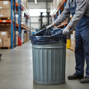 Premium Heavy Duty Black Bin Liners - 457x725x850MM, Pack of 200 for Efficient Waste Management