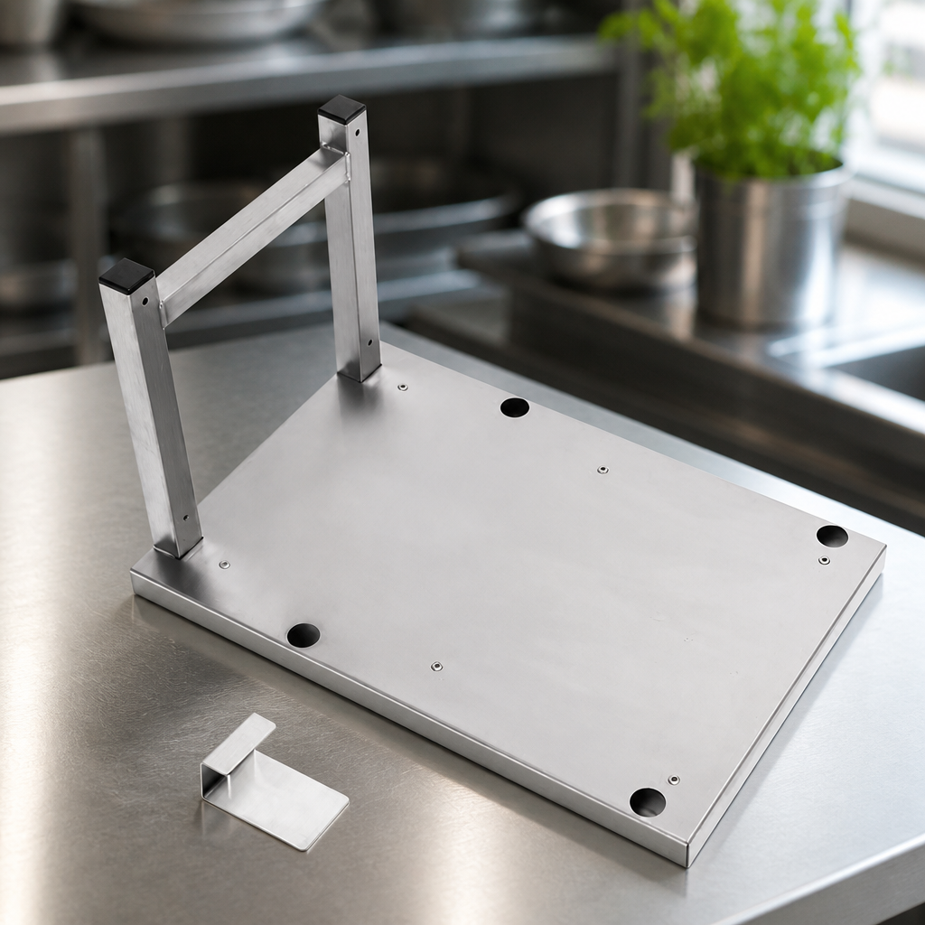 Commercial Wall Bracket for Ovens Easy Install Stainless Steel