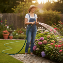 Premium Heavy Duty Garden Hose Pipe 1/2" x 75M - Durable and Flexible for Outdoor Use